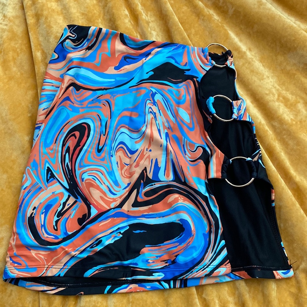 White fox boutique got your attention mini skirt